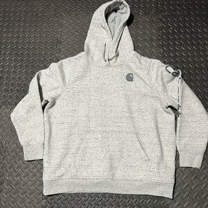 Carhartt Light Gray Hoodie Sweater
